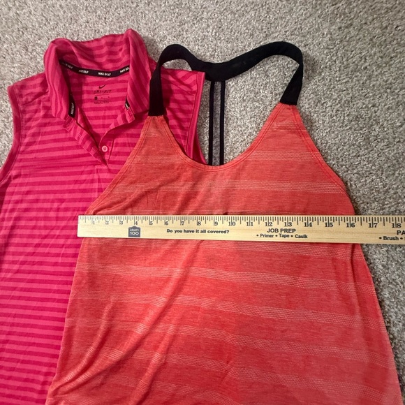(2) Nike Women’s Activewear Sleeveless Tank & Golf Polo Bundle Size Large - Picture 3 of 9